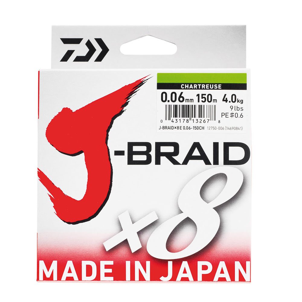 Daiwa JBraid 8B Koyu Yeşil 150m İp Misina 0.10 MM