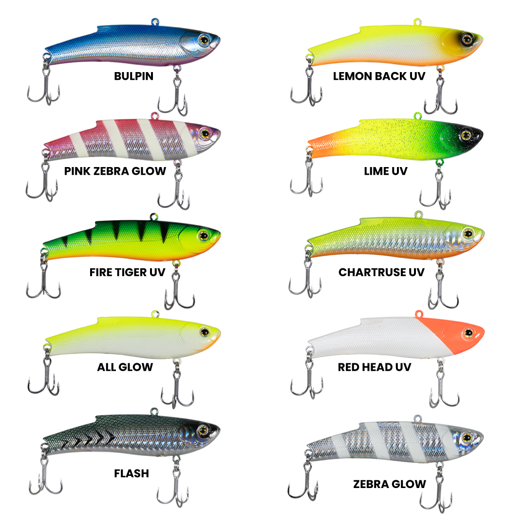 RYUJI LUFFER 9CM 32GR RED HEAD UV VİBRASYON YEM