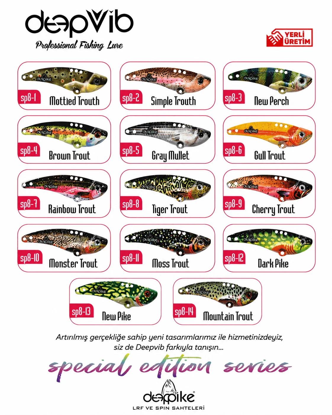 DEEPPİKE VİBRASYON YEM 8GR SPECİEL SERİ NEW PİKE