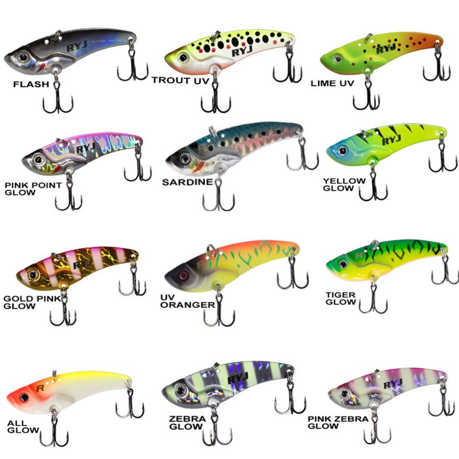 Ryuji Mirror Vib 9gr / 4.5cm Jig Yem uv oranger
