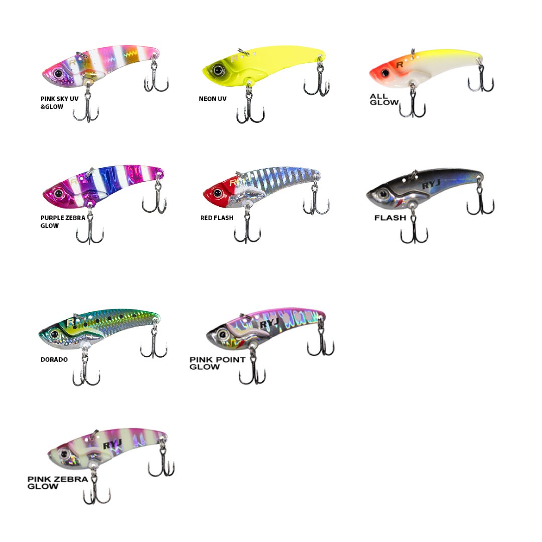 Ryuji Mirror Vib 15gr / 5.5cm Jig Yem dorado