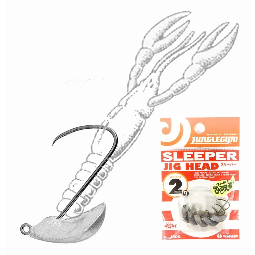 Junglegym J300 Sleeper Jighead 4 GR 4 ADET görsel 2