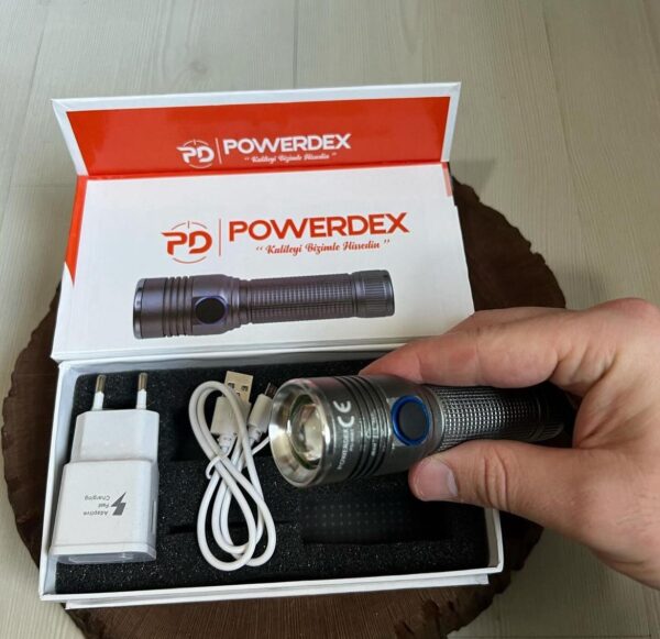 Powerdex PD-6007 Şarjlı El Feneri - Görsel 2