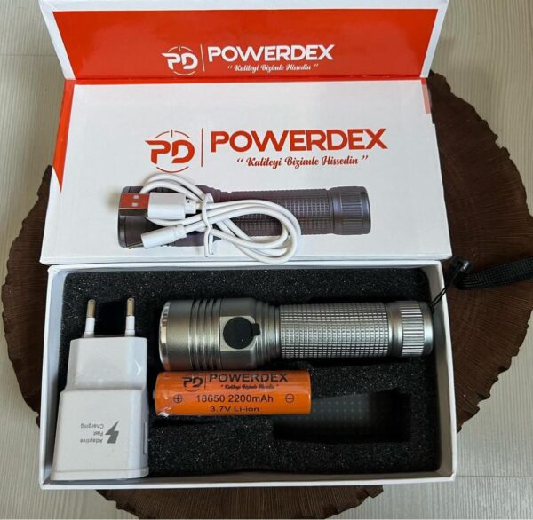 Powerdex PD-6007 Şarjlı El Feneri - Görsel 4