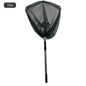 Powerex Üçgen 50x50 Katlanır İp Torlu Kepçe 150cm Sap