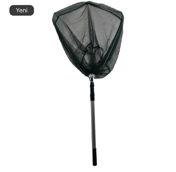 Powerex Üçgen 50x50 Katlanır İp Torlu Kepçe 150cm Sap