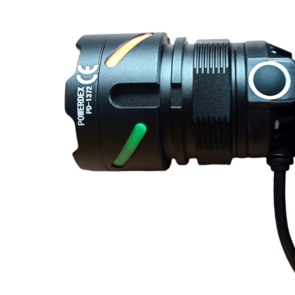 Powerdex PD-1372 25W 3200 Mah Batarya 1800 Lümen Profesyonel Şarjlı Kafa Feneri - Görsel 5