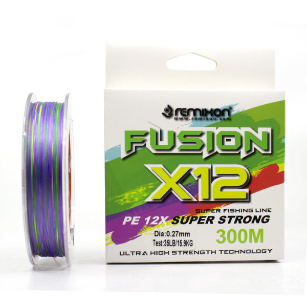 Remixon Fusion 300m X12 Multi Color İp Misina 0.24MM