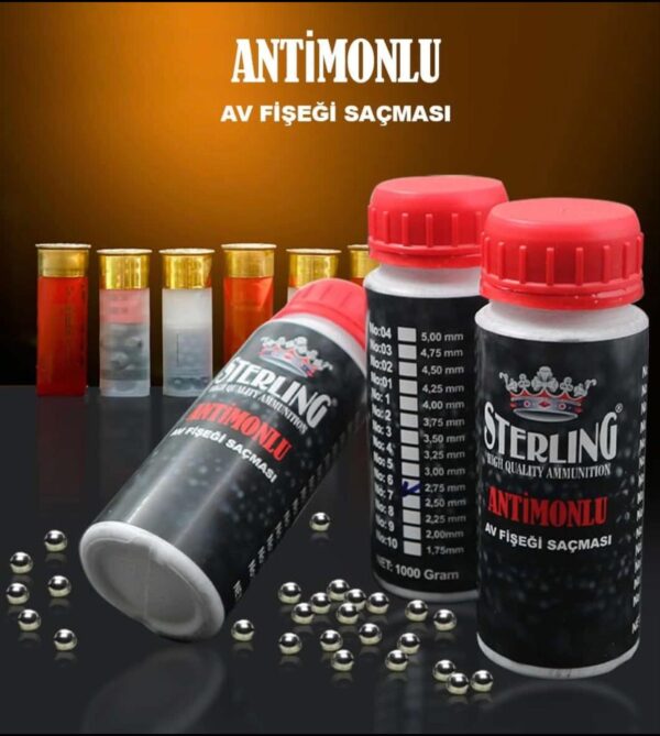 Sterling AvSaçması 1 Kg (Kutulu)(1-10 no arası)